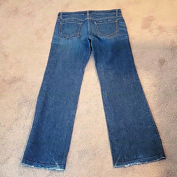 1969 GAP Jean's Limited Edition Dark Wash Boot Cut Jeans Size 6R lightly distres - Picture 5 of 10